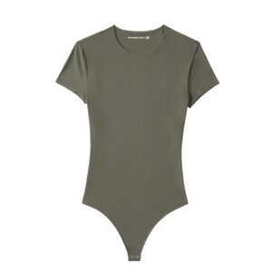 Abercrombie seamless matte olive bodysuit  (buy 2 for $50)